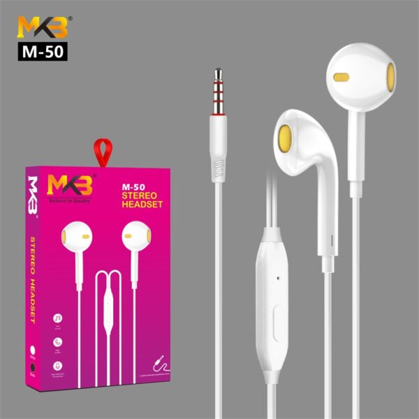 MKB M-50 STEREO HEADSET AND HEADPHONE