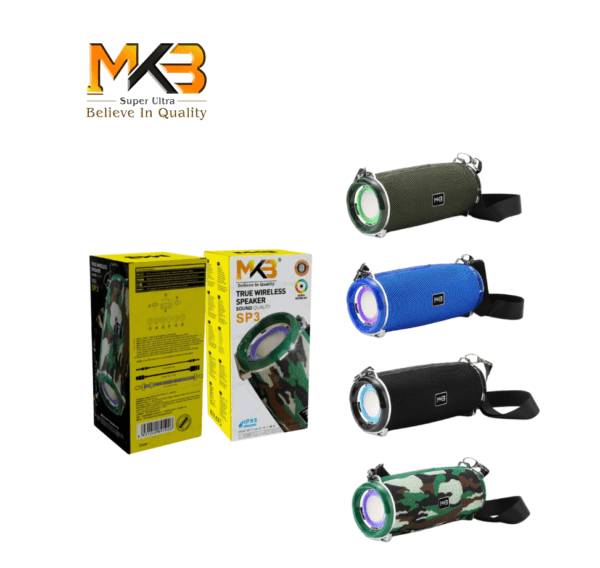 MKB SP3 - True Wireless Speaker, Sound Quality IPX5 splash proof 🔊