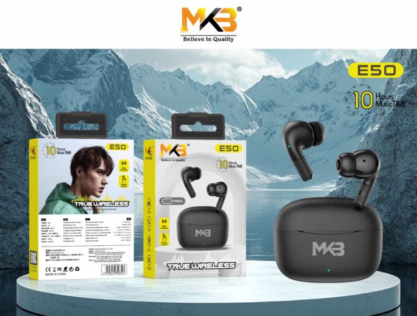 E50- TRUE WIRELESS Touch Control Earbuds
