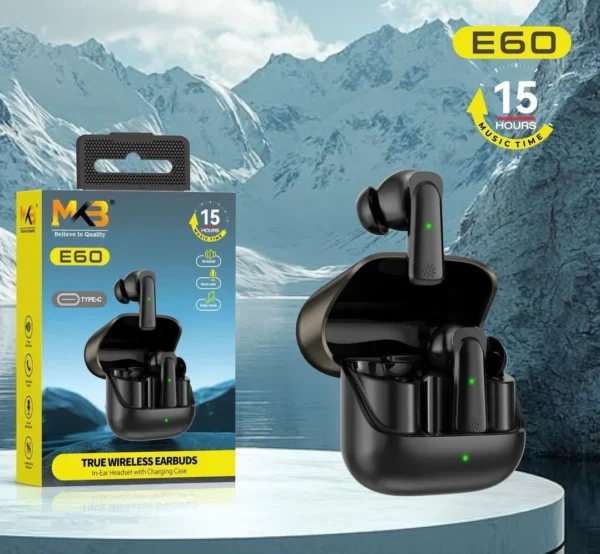 MKB E60 TRUE WIRELESS Sports Earbuds