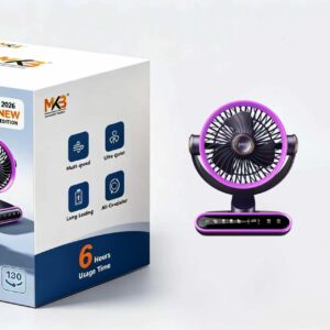 MKB F20- DESKTOP CIRCULATING FAN. USE TIME 6 HOURS