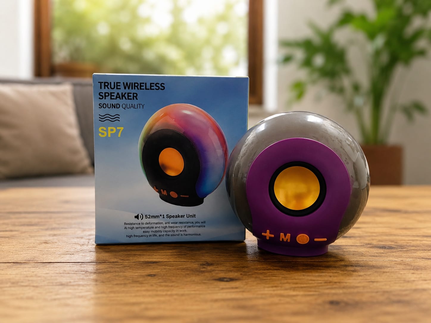 SP-7 TRUE WIRELESS SPEAKER. IPx5 SPLASH PRROF - Image 3